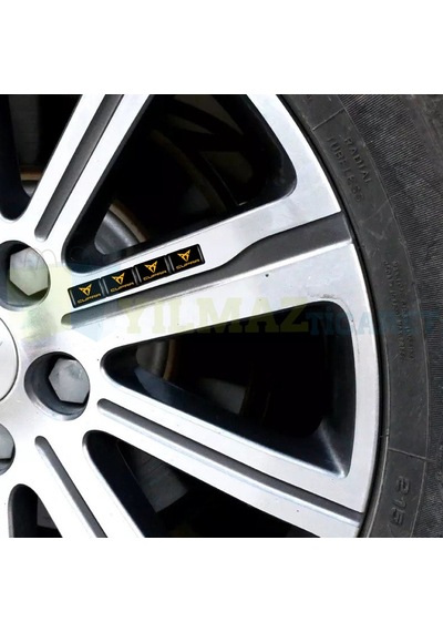 Seat Cupra Logo Direksiyon Jant Vites Torpido 3D Damla Sticker