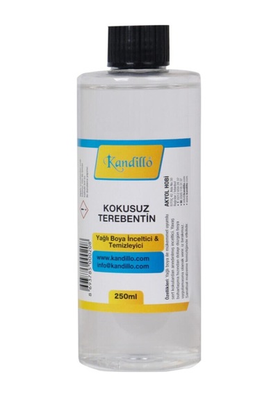 Yağlı Boya Yardımcı Malzeme Seti 3x250 Ml Keten Yağı Terebentin Fırça Temizleyici Diğer