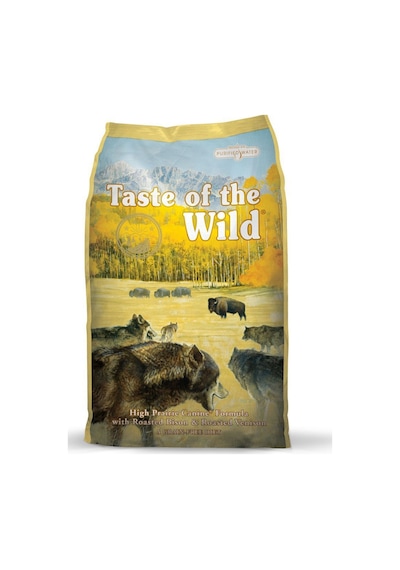 Taste Of The Wild High Prairie Bizon ve Geyik Etli Tahılsız Yetişkin Köpek Maması 12.2 KG
