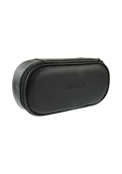 Bback Oval Deri Kalemlik / Kalem Kutusu Siyah
