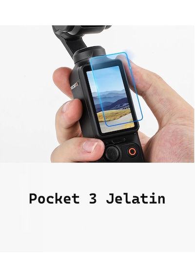Djı Osmo Pocket 3 Uyumlu Ön 6 Adet Şeffaf Ekran Koruyucu Nano Jel