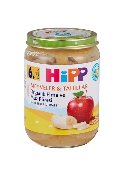 Organik Elma Ve Muz Püresi 190 Gr