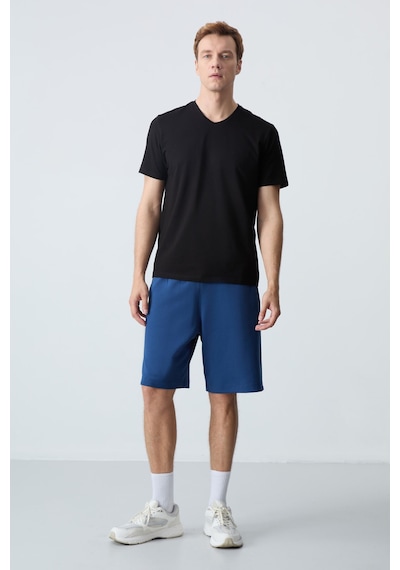 Air Jones Tommy Life Parlament Pamuklu Kalın Yumuşak Dokulu Standart Fit Basic Erkek Şort - 81275 Mavi Air Jones Tommy Life Parlament Pamuklu Kalın Yumuşak Dokulu Standart Fit Basic Erkek Şort - 81275 Mavi