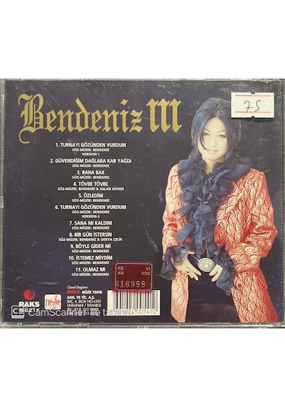 Plak Değildir Cd Dir Cd Ben Deniz Iıı Cd