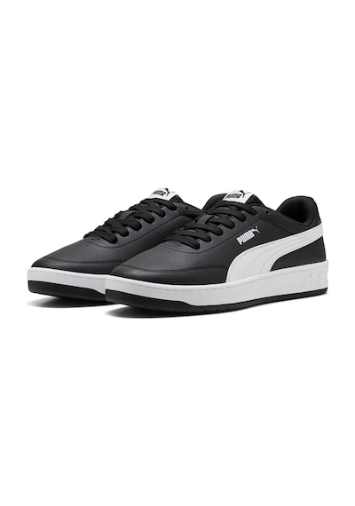 Puma Court Classic Clean Siyah Erkek Sneaker SİYAH-BEYAZ