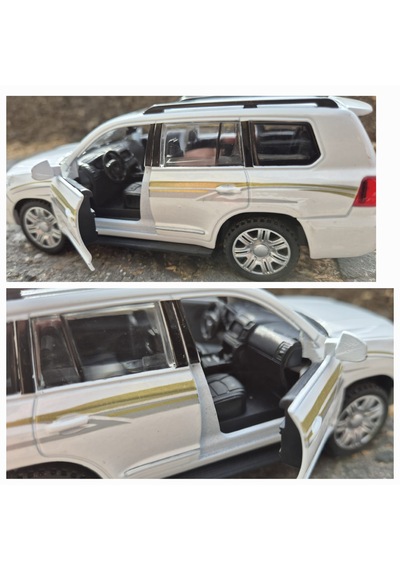 Oyuncak Araba Toyota Jip Land Cruiser V8 Model Araç Sesli &ışıbyz