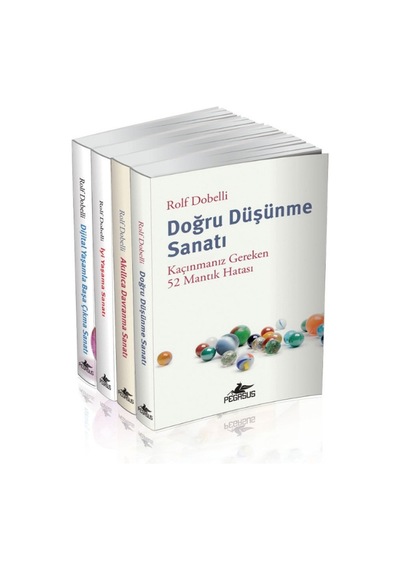 Pegasus Yayınları Rolf Dobelli Koleksiyonu 4 Kitap Takım Set