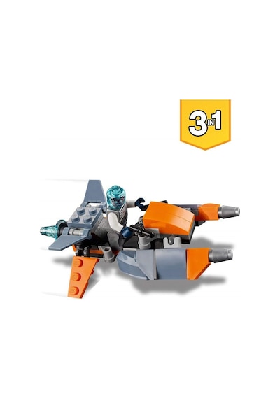 LEGO® Creator 31111 3’Ü 1 Arada Siber İnsansız Hava Aracı 113 Parça