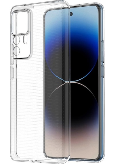 Xiaomi Mi 12T Pro Uyumlu Kamera Korumalı 3D Şeffaf Silikon Kılıf