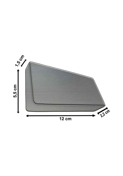 Mıknatıslı Duvara Monte Antrasit Dişbudak Ahşap Bıçak Bloğu Ve Tutucu - 3 Bıçak Kapasiteli Çok Renkli
