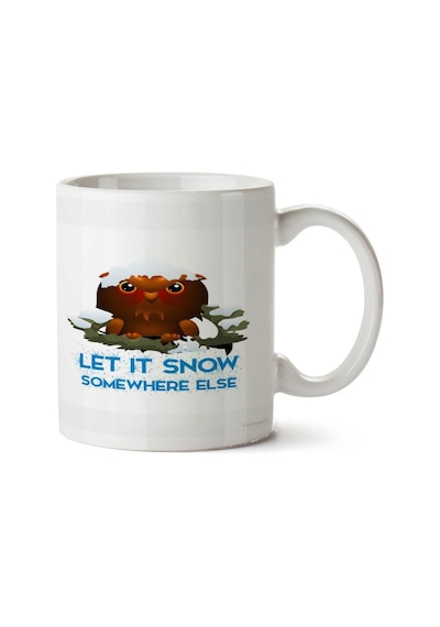 Owl Let It Show Baykuş İki Tarafı Baskılı Kupa Bardak Çok Renkli