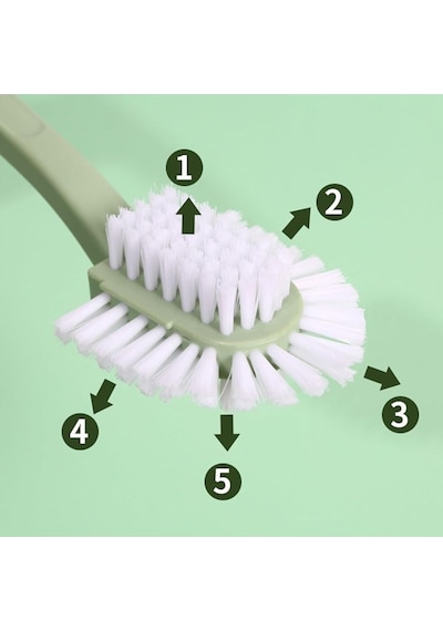 Sunup Sn-29308 Pratik 5 Taraflı Ayakkabı Mutfak Banyo Temizlik Fırçası Diğer