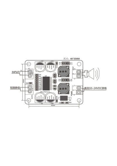 Emaycenter 60W D Class Mono Tpa3118 Power Anfi Amfi Amplifikatör Modül