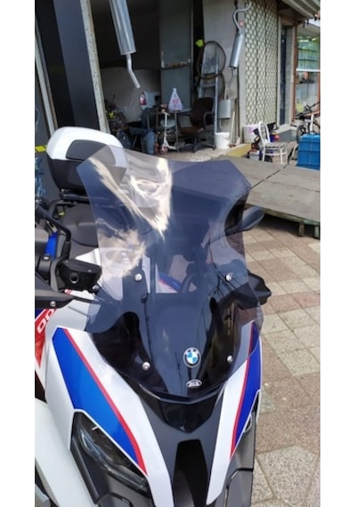 Zeus Motor 2020-2025 Bmw S 1000 Xr Uyumlu Ön Cam Koyu Füme