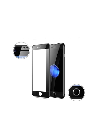 Apple Uyumlu   iPhone 8 Plus Tam Kaplayan 6D Fiber Nano Ekran Koruyucu (417491657)