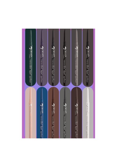 Impala Oryx Khol Kajal Suya Dayanıklı Ve Uzun Süre Kalıcı Göz Kalemi 10 Metallic Gray 001