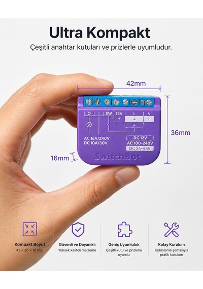 Akıllı Röle Anahtarı Tekli