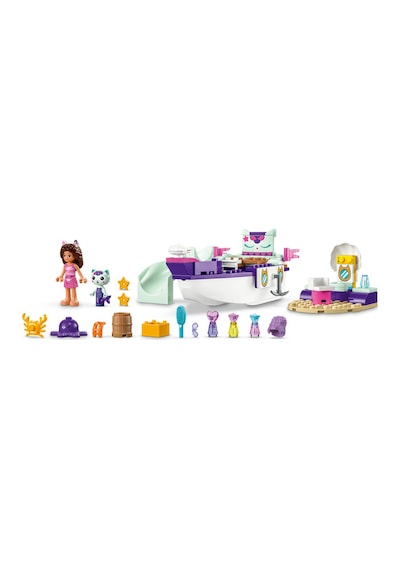 LEGO® Gabbys Dollhouse 10786 Gabby Ve Süslü Kedinin Gemisi Ve Spa 88 Parça