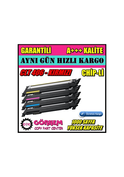 Samsung Clp360 Toner Uyumlu Kırmızı / Clt-M406S N11.22832