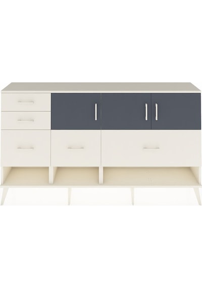 Arges Konsol 3 Raflı 5 Çekmeceli 3 Kapaklı 176x30x99 Aytaşı-antrasit/aytaşı Antrasıt/aytası - Aytası Arges Konsol 3 Raflı 5 Çekmeceli 3 Kapaklı 176x30x99 Aytaşı-antrasit/aytaşı Antrasıt/aytası - Aytası