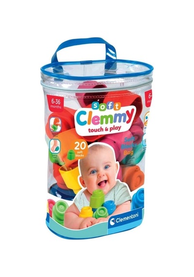 Mey İthalat 17877 Soft Clemmy - Yumuşak Blok Çantası 20 Parça 6-36 Ay Mey İthalat 17877 Soft Clemmy - Yumuşak Blok Çantası 20 Parça 6-36 Ay