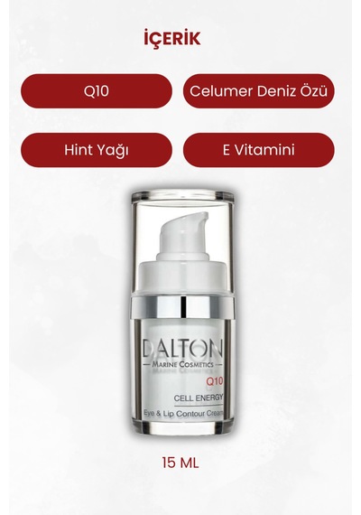 Olgun Mat Ciltler Için Pürüzsüzleştirici, Işıltı Verici Anti Aging Q10 Göz & Dudak Kontur Kremi - 56808374