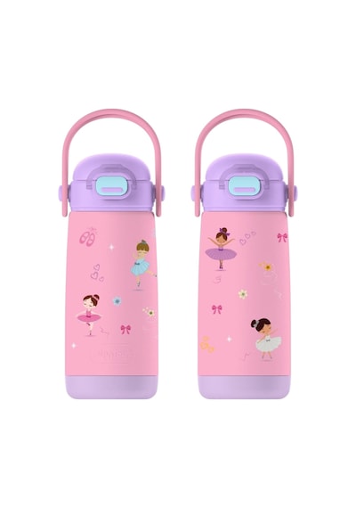Sipnjoy - Sipsquad Plus Çocuk Su Termosu 480 Ml - Ballerina Sparkle