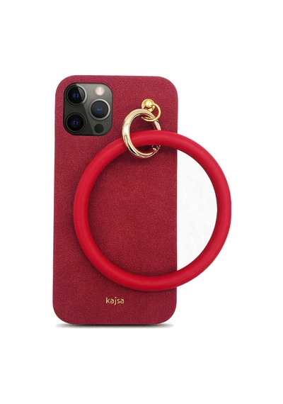 Teleplus Apple Uyumlu iPhone 12 Pro Max Kılıf Kajsa Splendid Serisi Morandi Halka Kapak
