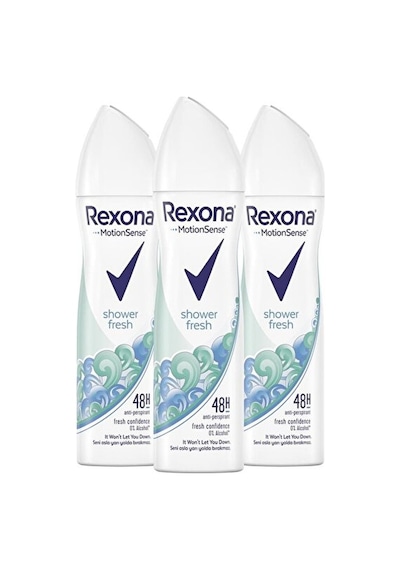 Rexona Kadın Sprey Deodorant Shower Fresh 150 Ml X 3 Adet