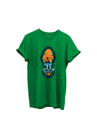 Balıkçılık Ve Macera Tema Baskılı %100 Pamuk Regular Fit Bisiklet Yaka Unisex T-shirt Yeşil Balıkçılık Ve Macera Tema Baskılı %100 Pamuk Regular Fit Bisiklet Yaka Unisex T-shirt Yeşil