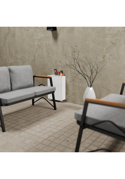 Mb Garden Furnıture Simetri Model, Balkon, Bahçe, Cafe, Metal Koltuk Takımı, Bahçe Takımı , Çay Seti, 2+2 Süngerli Açik Gri Mb Garden Furnıture Simetri Model, Balkon, Bahçe, Cafe, Metal Koltuk Takımı, Bahçe Takımı , Çay Seti, 2+2 Süngerli Açik Gri