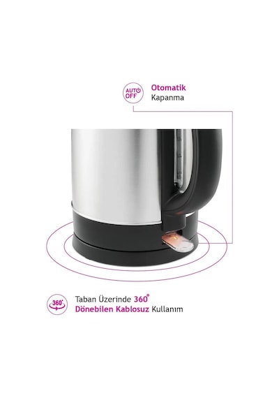 Altus AL 728 I 1.7 L Çelik Su Isıtıcı Kettle