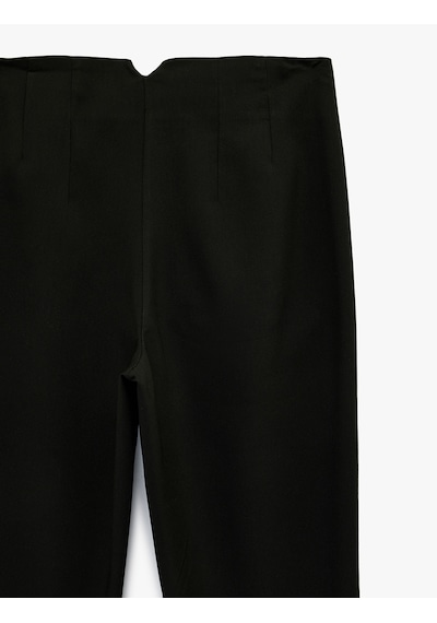 Koton Viskon Karışımlı Ekstra Yüksek Bel Slim Fit Cigarette Pantolon Siyah 6sak40099uw Siyah Koton Viskon Karışımlı Ekstra Yüksek Bel Slim Fit Cigarette Pantolon Siyah 6sak40099uw Siyah