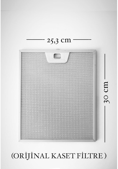 Arçelik Uyumlu Davlumbaz Filtresi 253x300 Aspiratör Tel Filtre