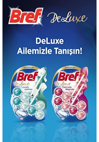 Wc Deluxe Manolya Klozet Bloğu - 2'li Premium Kir & Kireç Önleyici & Koku Giderici Klozet Temizleme Topları 2x50g