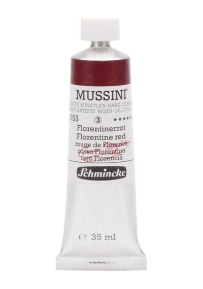 Schmincke Mussini Artist Yağlı Boya 35 ML Seri 3 353 Florentine Red
