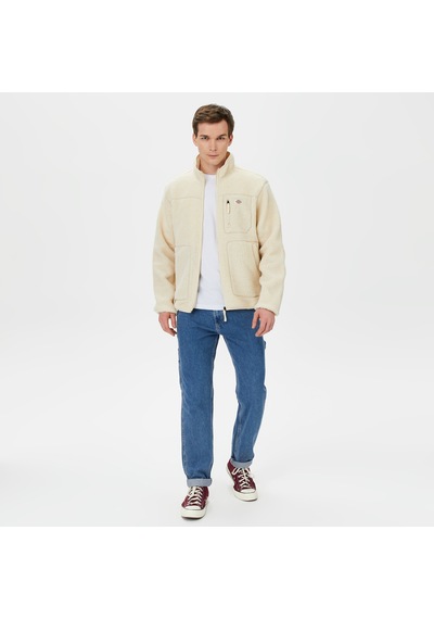 Dıckıes Dickies Mount Hope Fleece Erkek Beyaz Sweatshirt