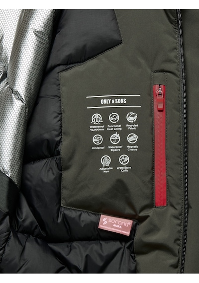 Only & Sons Onsnate Technıcal Jacket Otw Vd Erkek Gri Mont - 22038757