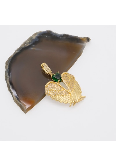 Ajda Charm Çelik Altın Kaplama Kadın Melek Model-chr-100 Gold