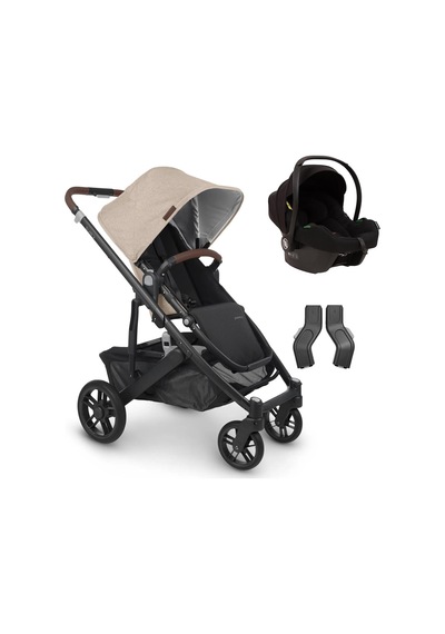 Uppababy Cruz V2 Cosmo Travel Sistem Bebek Arabası Liam - Black