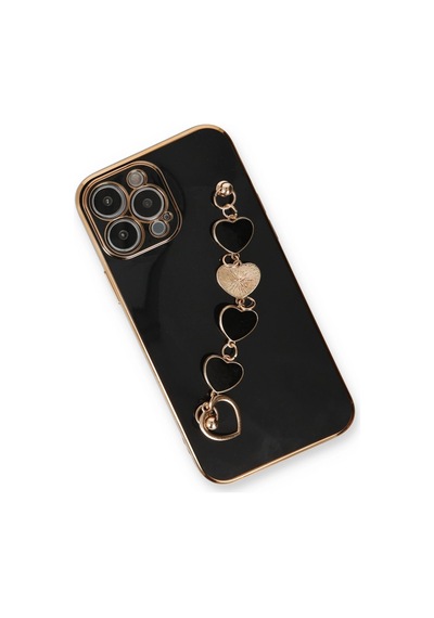 Apple Uyumlu iPhone 14 Pro Kılıf Esila Silikon Siyah\