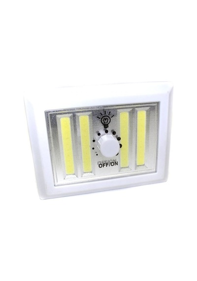 4 Ledli Pilli Led Lamba Güç Ayarlı Led Portatif Lamba Led Işık - Mıknatıslı Yapışkanlı