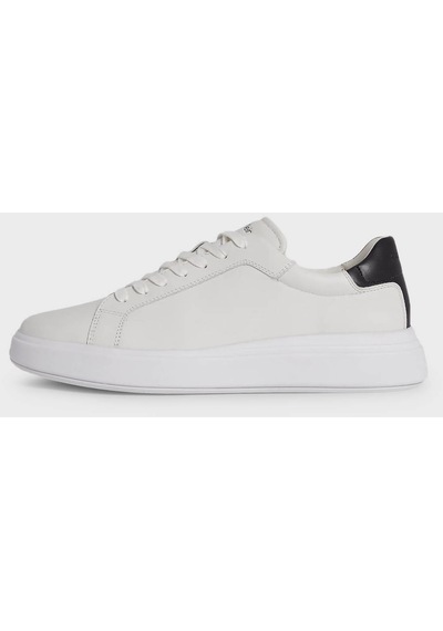Calvin Klein Erkek Ayakkabı Hm0Hm01016 0K9 Beyaz-Siyah Beyaz - Siyah