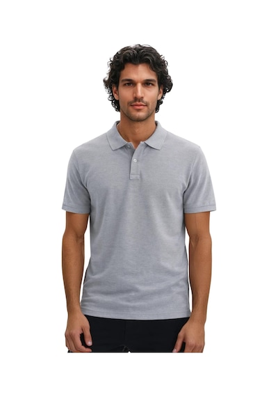 Ar-ma Erkek Regular Fit Basic Pamuk Pike Polo Yaka Baskısız Tişört Y29374354502 Gri-g2 M