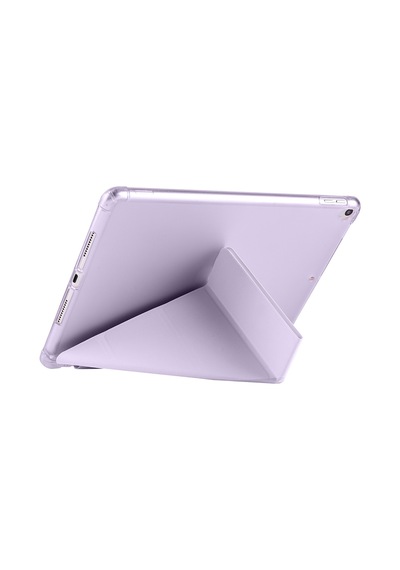 Apple Uyumlu iPad Pro 10.5 7.nesil Kılıf Zore Tri Folding Kalem Bölmeli Standlı Kılıf Kapaklı Kılıf