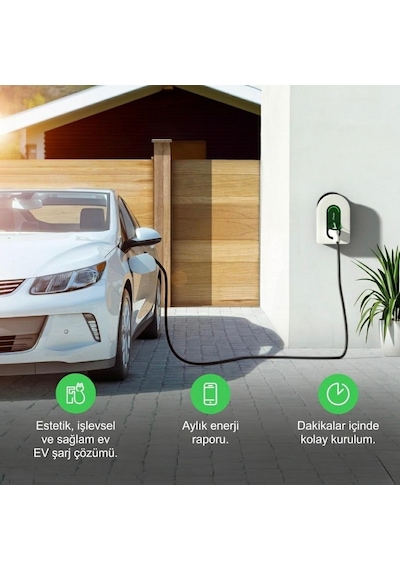 Schneıder Schneider Charge Evh5a22n2s Elektrikli Araç Şarj İstasyonu 22kw T2s 16/32a Duvar Tipi