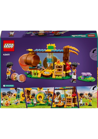 LEGO® Friends Hamster Oyun Parkı 42601 - 6 Yaş ve Üzeri Çocuklar için Zac ve Jamila Minifigürü İçeren Yaratıcı Oyuncak Yapım Seti (167 Parça) LEGO® Friends Hamster Oyun Parkı 42601 - 6 Yaş ve Üzeri Çocuklar için Zac ve Jamila Minifigürü İçeren Yaratıcı Oyuncak Yapım Seti (167 Parça)