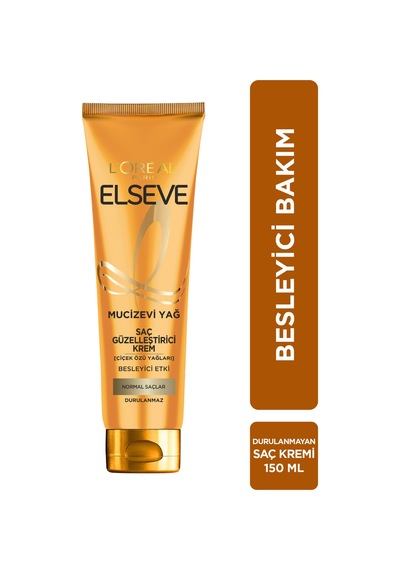 L'oréal Paris Elseve Mucizevi Yağ Saç Güzelleştirici Krem Her Saç Tipi İçin 150ml