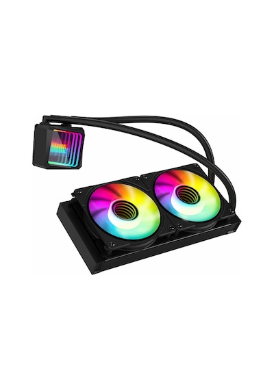 Powerboost Alpha 240b Argb 240mm Am5/1700p Siyah İşlemci Sıvı Soğutucu