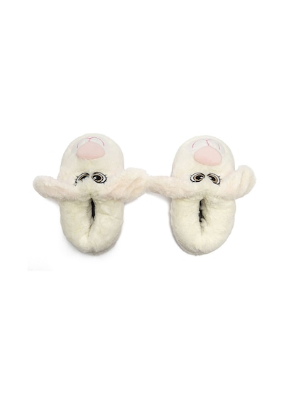 Twigy Raby Kadın Hayvanlı Panduf Beyaz 36/41 EE0537 Beyaz